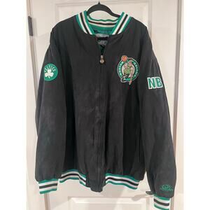 BOSTON CELTICS Twilled Stitched Snap Back Jacket Vintage - Unique Brand